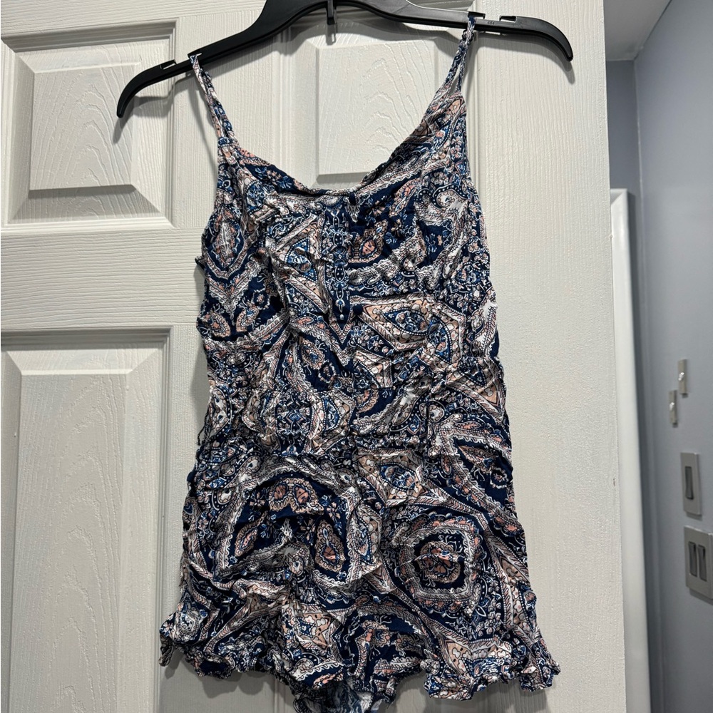Multi color romper — never worn